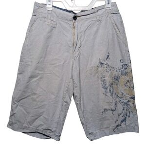 LL Cool J Mens Y2K Cargo Shorts w/Design Size 32